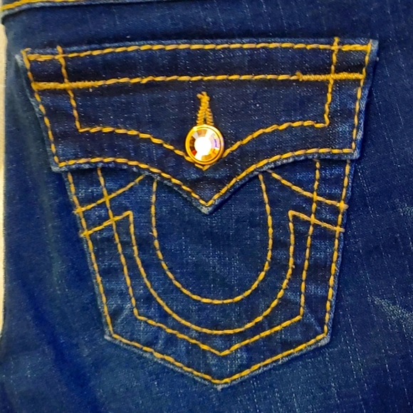 Women's BNWOT size 25 True Religion bootcut jeans - Picture 3 of 9